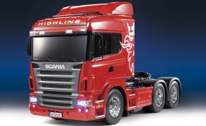 Tamiya Scania R620 6x4 Highline - Full Op. Finished (Red) 23670