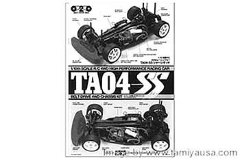 Tamiya INSTRUCTIONS (FOR CHASSIS) 11050123