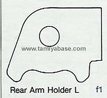 Tamiya REAR ARM HOLDER 14305151
