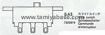 Tamiya SLIDE SWITCH 17325019