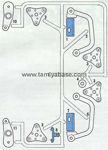 Tamiya B PARTS & BUMPER 19005195