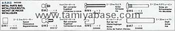 Tamiya METAL. PARTS BAG 19405388