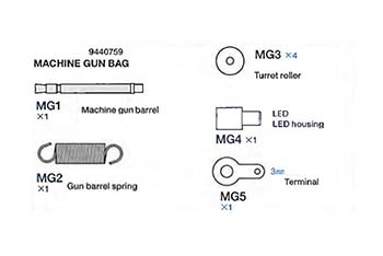 Tamiya MACHINE GUN BAG 19440759