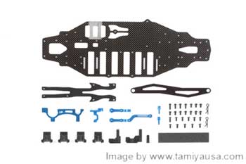 Tamiya TRF415MSXX LOWER DECK SET - FOR STICK TYPE BATTERY 49436