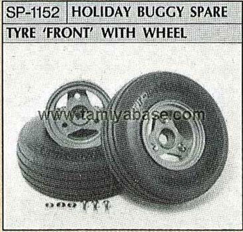 Tamiya HOLIDAY BUGGY SPARE TYRE FRONT WITH WHEEL 50152