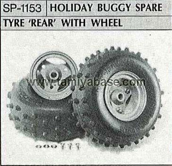 Tamiya HOLIDAY BUGGY SPARE TYRE REAR WITH WHEEL 50153