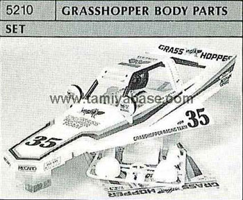Tamiya GRASSHOPPER BODY PARTS SET 50210