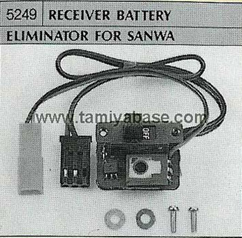 Tamiya RECEIVER BATTERY ELIMINATOR FOR SANWA 50249