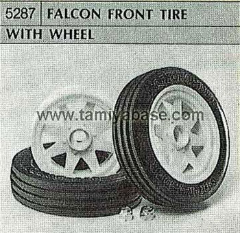 Tamiya FALCON FRONT TYRE WITH WHEEL 50287