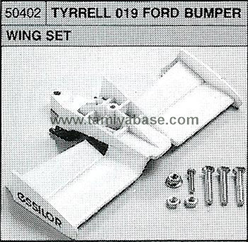 Tamiya TYRRELL 019 BUMPER/WING SET 50402