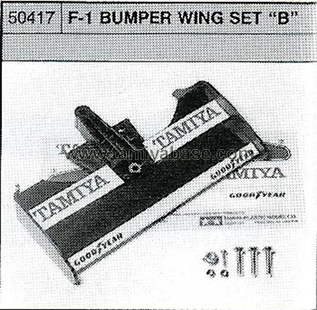 Tamiya F-1 BUMPER SINGE SET B 50417