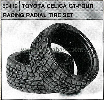 Tamiya TOYOTA CELICA GT-FOUR RACING RADIAL TYRE 50419