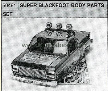 Tamiya SUPER BLACKFOOT BODY SET 50461