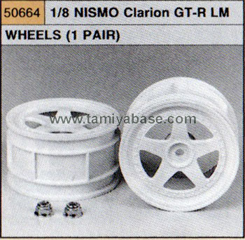 Tamiya TGX 1/8 NISMO GT-R WHEELS 50664