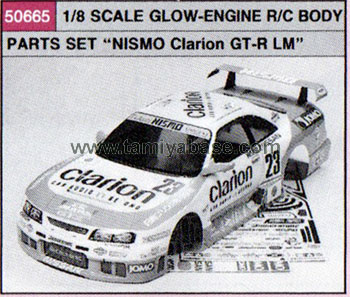 Tamiya TGX 1/8 NISMO CLARION GT-R LM BODY SET 50665