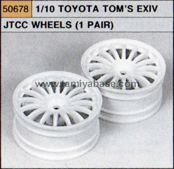 Tamiya TOM'S EXIV JTCC WHEELS x 2 50678