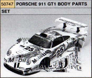 Tamiya PORSCHE 911 GT1 BODY PARTS SET 50747