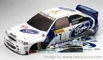Tamiya 1/10-BP- FORD ESCORT WRC, -BODY SET 50796