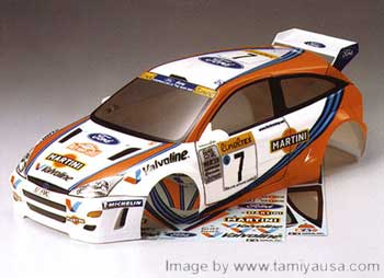 Tamiya FORD FOCUS WRC BODY PARTS SET 50847