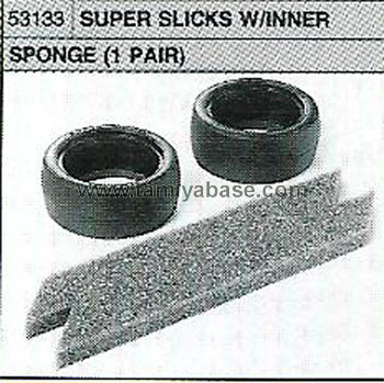 Tamiya SUPER SLICKS WITH INNER SPONGE 53133