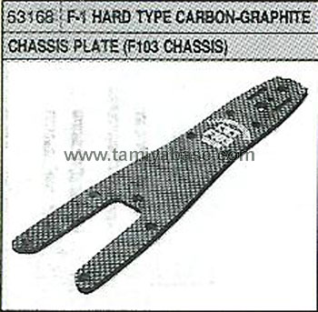 Tamiya F-1 CARBON CHASSIS 53168