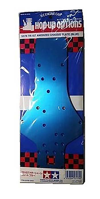 Tamiya TR-15T ANODIZED CHASSIS PLATE (BLUE) 53179