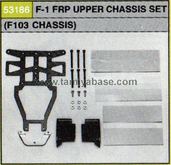 Tamiya F-1 FRP UPPER CHASSIS SET (F103) 53186