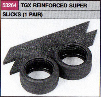 Tamiya TGX REINFORCED SUPER SLICKS x 2 53264
