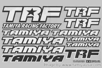 Tamiya TRF STICKER B (BLACK/WHITE) 53503