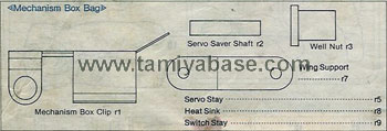 Tamiya MECHANISM BOX BAG FOR 58029 SPT9A