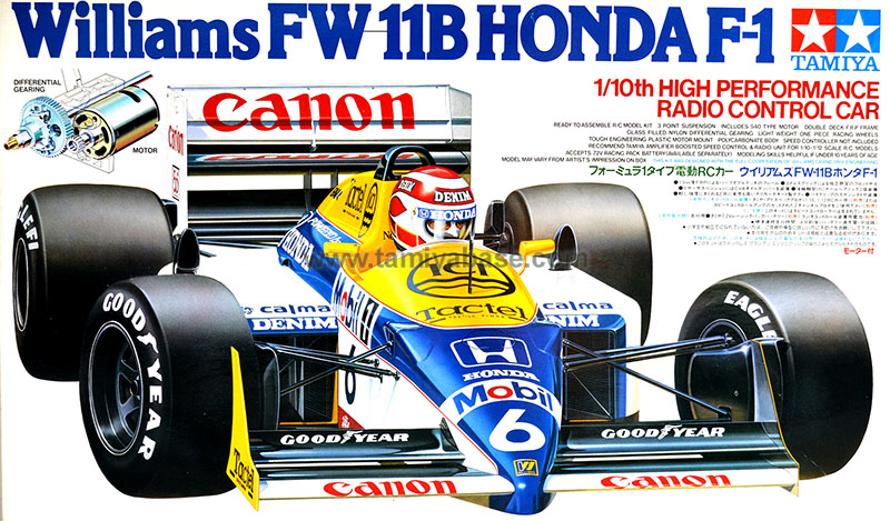 Tamiya Williams FW11B Honda F1 58069